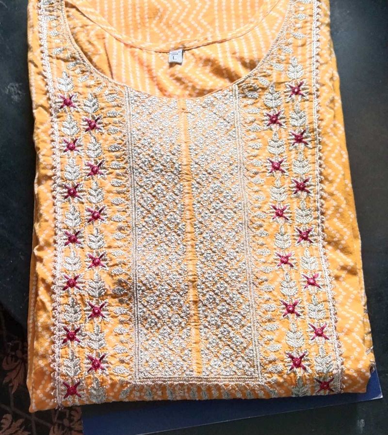 Yellow Kurta