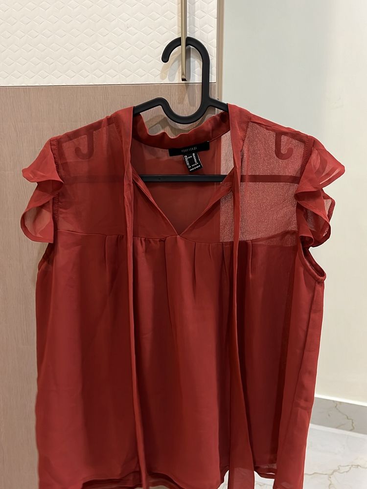 Forever 21 Top | Rust Colour