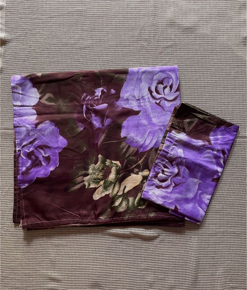 Double Bedsheet With 2 Pillow Covers