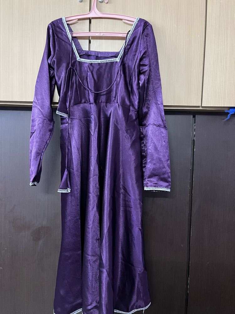 Elegant Purple Ethnic Gown(never worn)