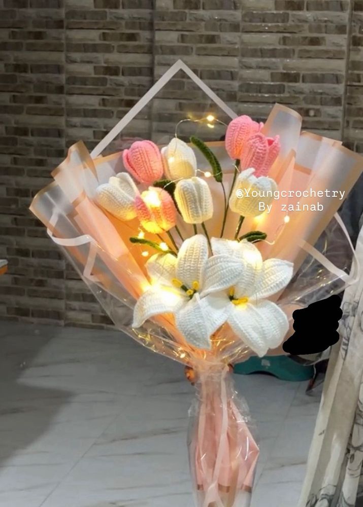 Crochet Flower Bouquet