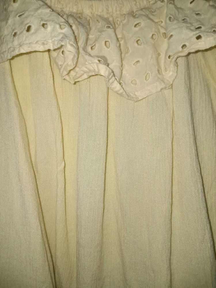 Eyelet Ruffle Top