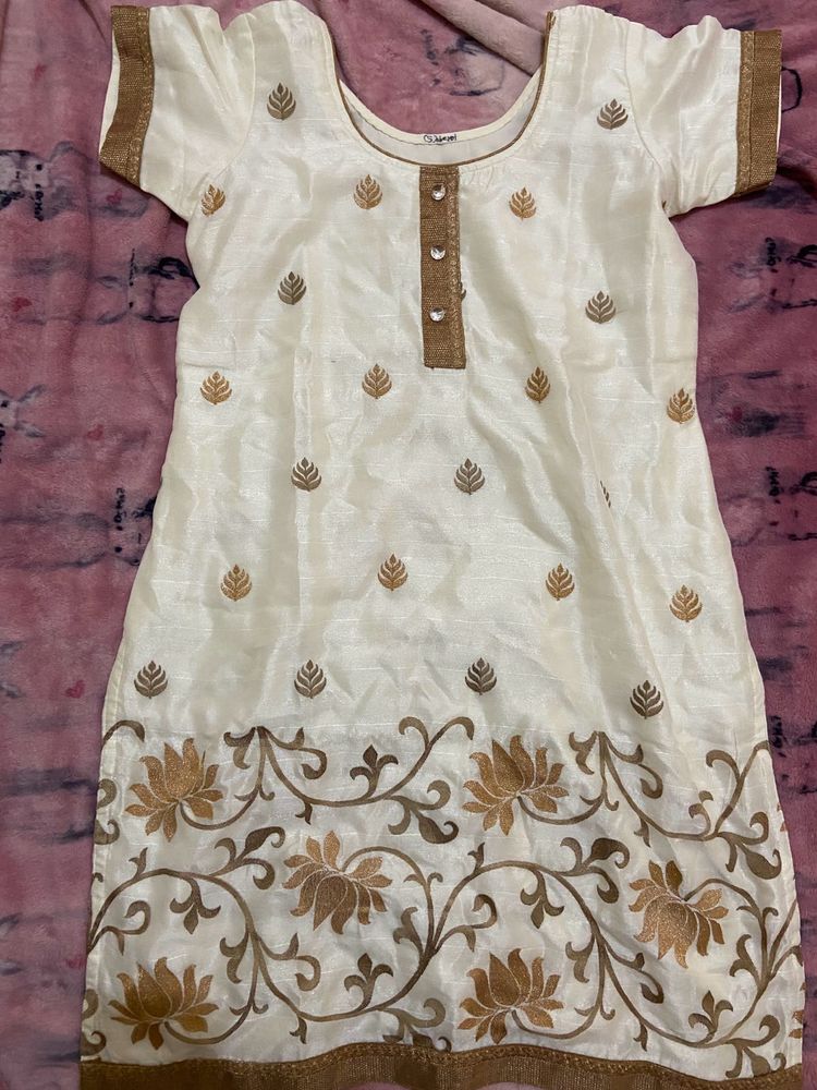 Elegant Embroidered Kurta