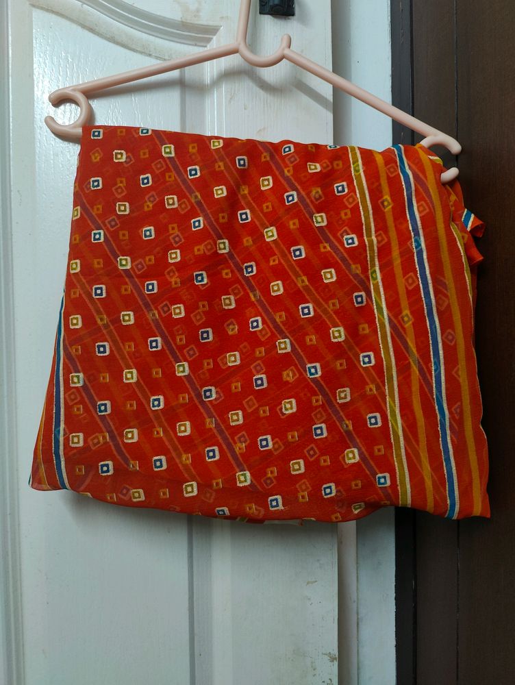Bandhani Georgette Saree