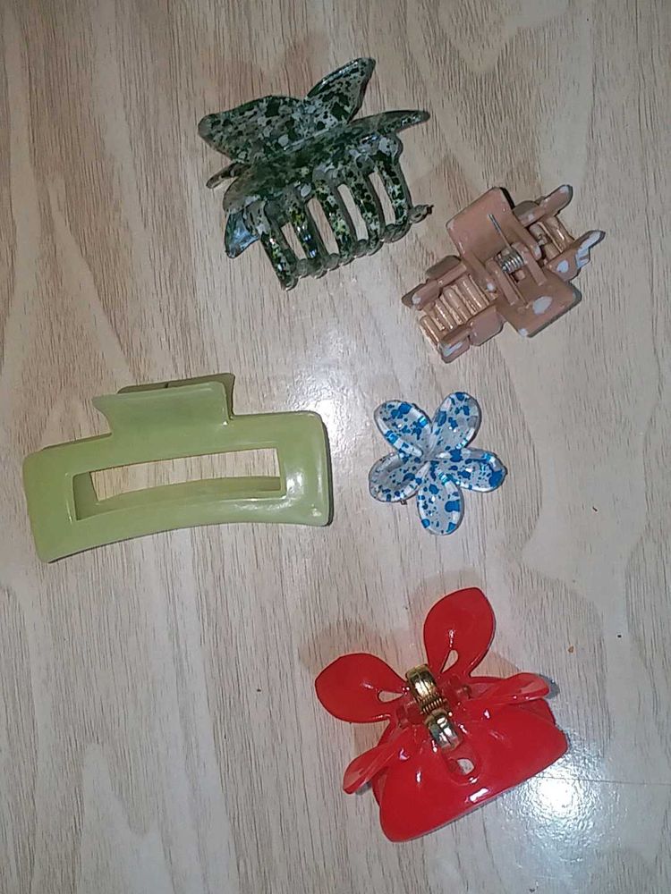 Hair Claw Clip Set - 5 Pieces