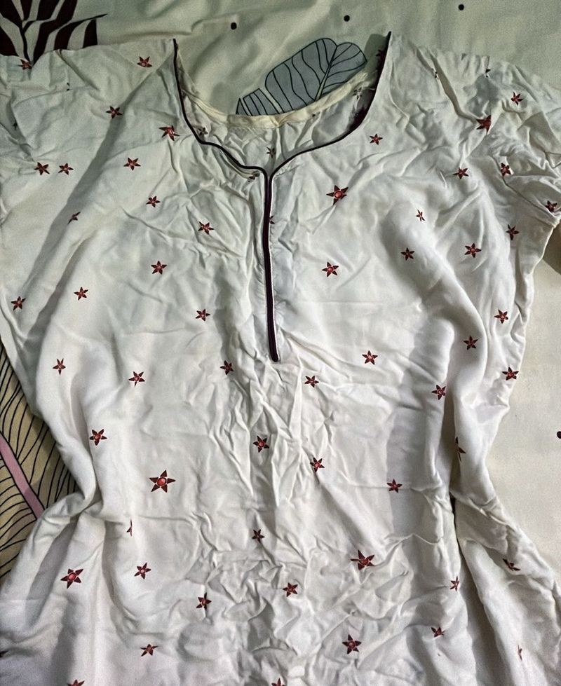 Cute Star Print Kurta
