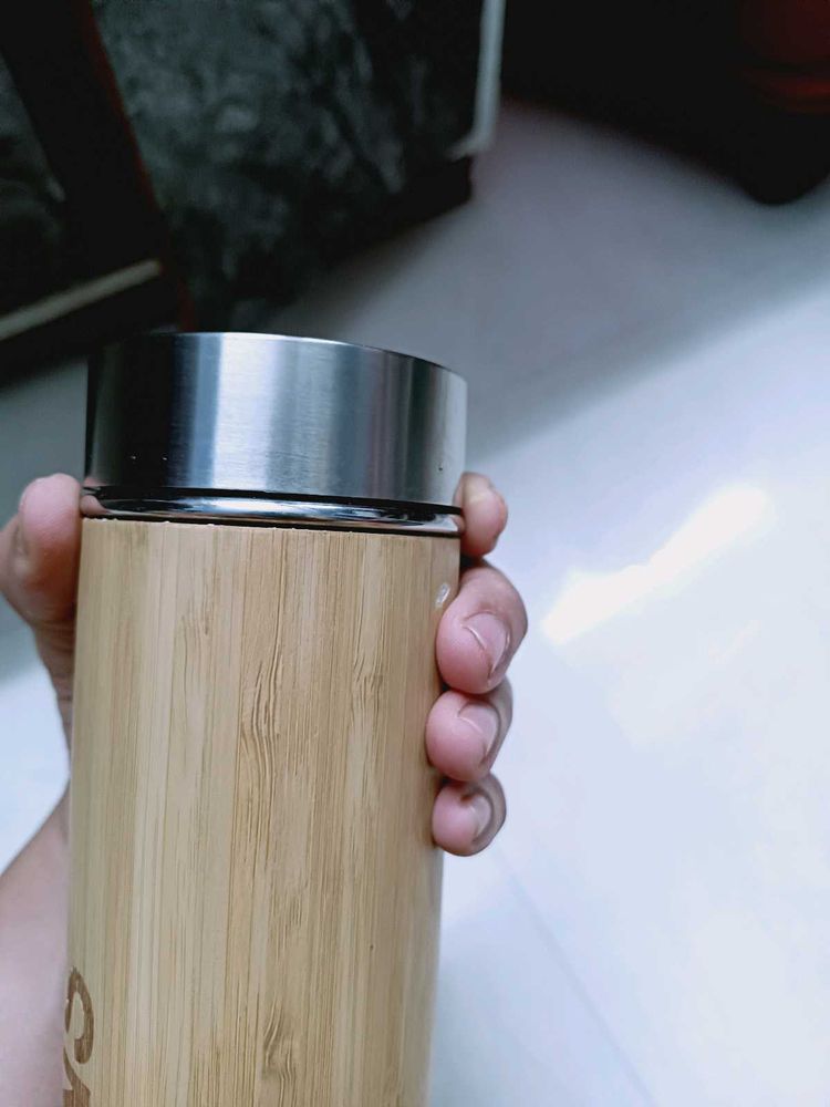new insulated wooden Water Bottle