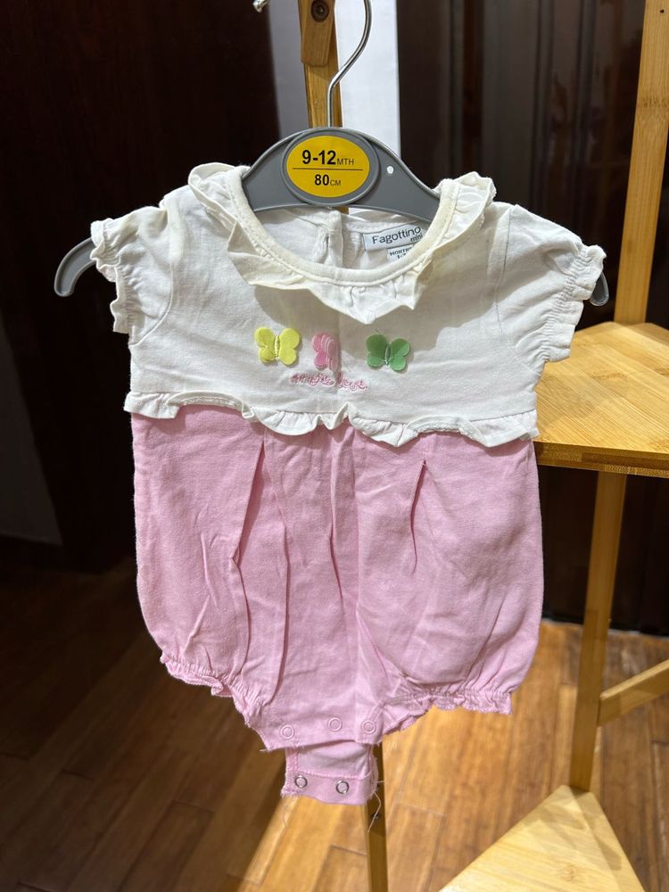 Pink Baby Girl Romper