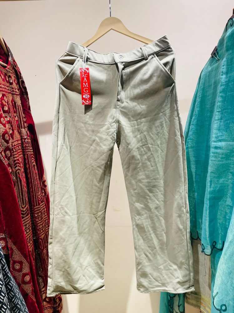 Mango Wide Leg Trousers