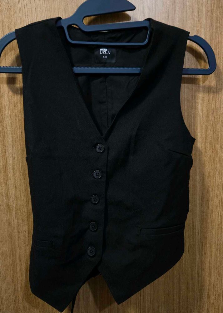 Chic Black Vest