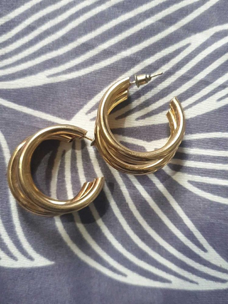 Gold Hoop Earrings