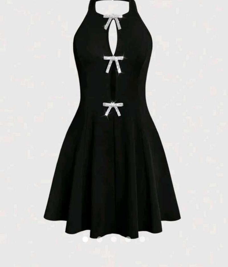 Little Black Bow Dress
