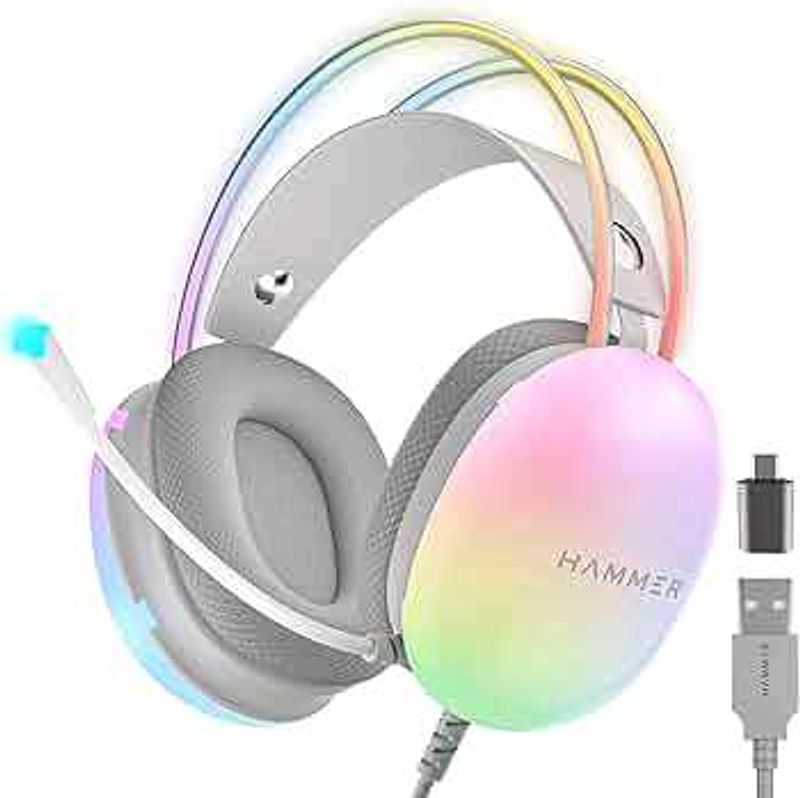 HAMMER Blaze Wired Over Ear Gaming Headphones with