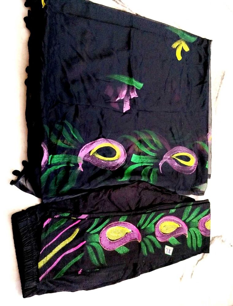 Hand-painted Legging With Dupatta