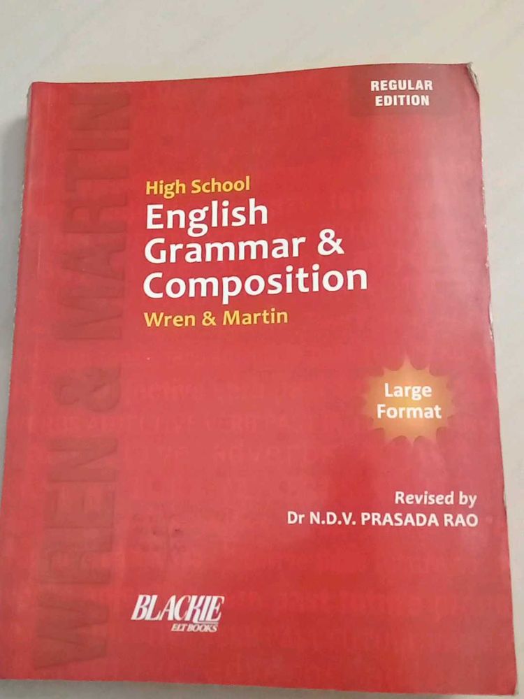 Wren and Martin English Grammar &amp; Composition