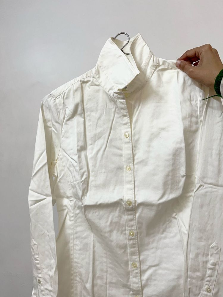 Banana Republic Classic White Fitted Shirt Size XS