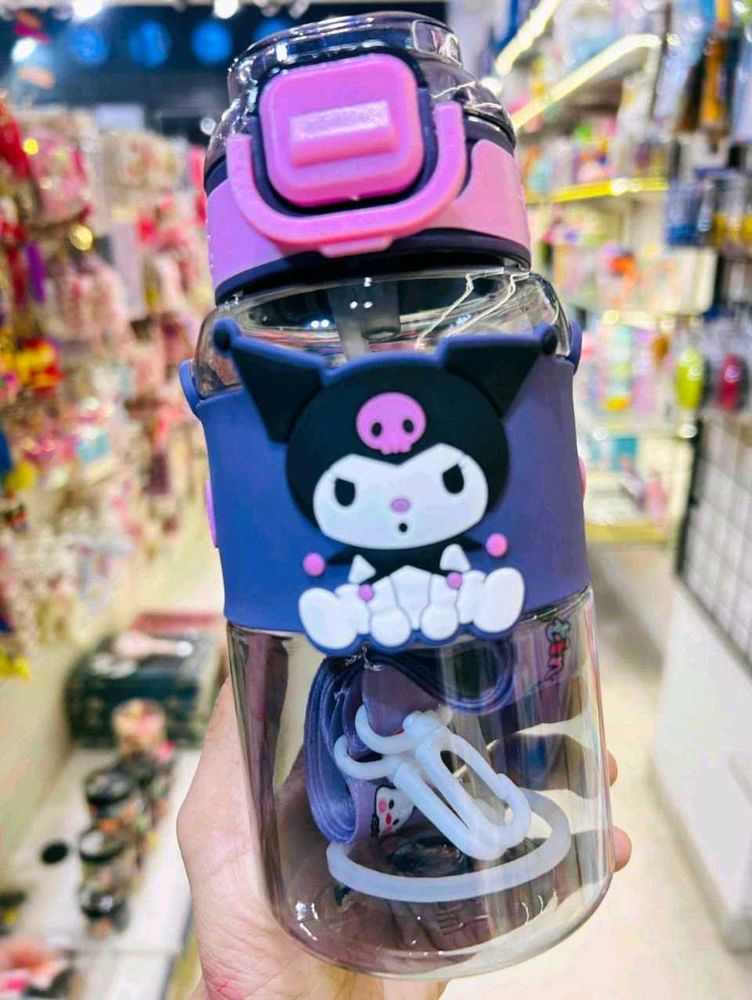 Kuromi Sipper Water Bottle 600ml