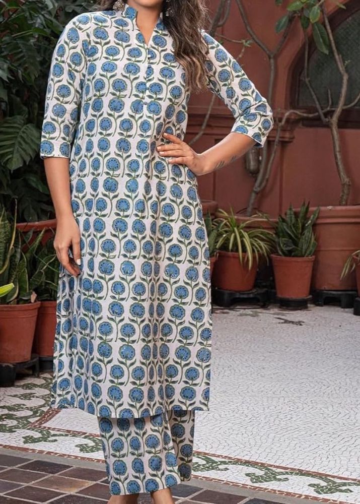 Floral Print Kurta Set