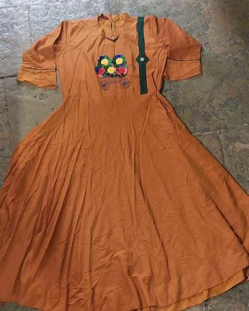 Rajwadi one piece Flaired Kurti