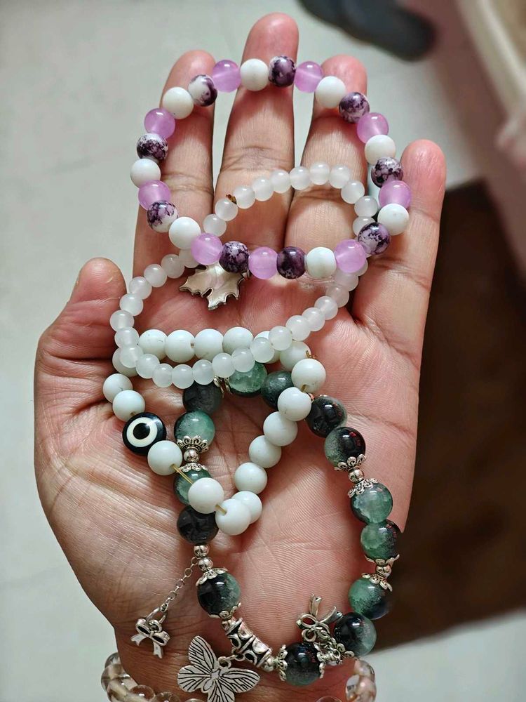 Beaded Bracelet set of 4