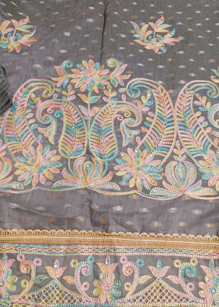 Complete Suit With Colours Ful Dupatta