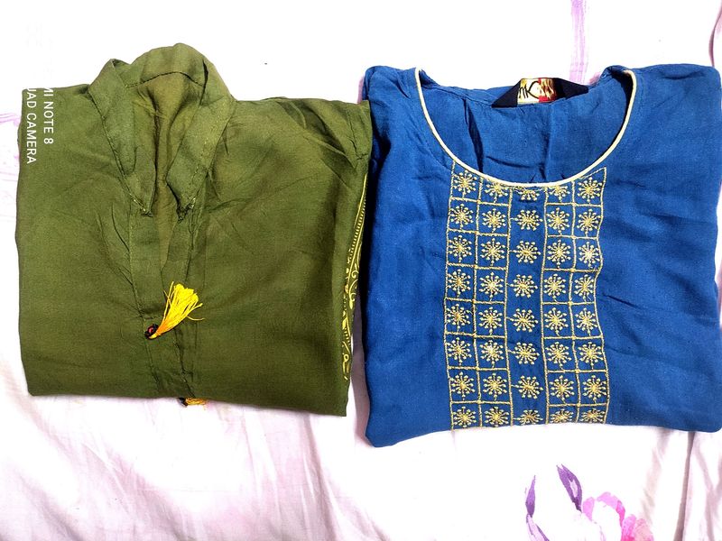 Sale ❗Combo Of 2 Casual Wear Kurti