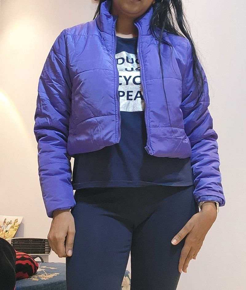 Ketch Purple Puffer Jacket