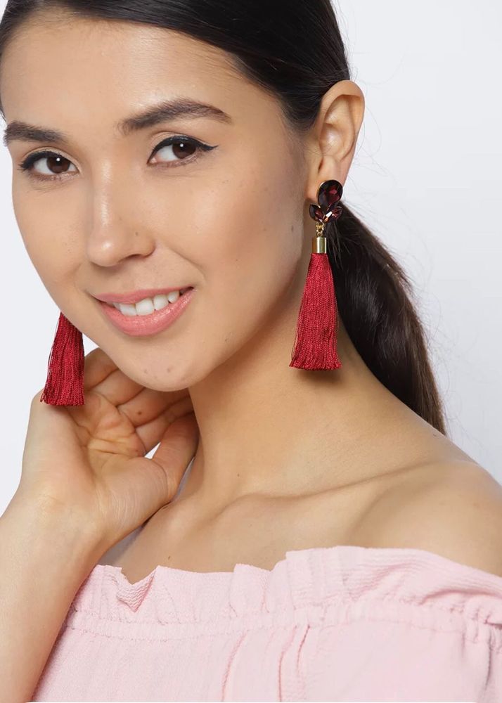 Tassel Emerald Earrings 💋