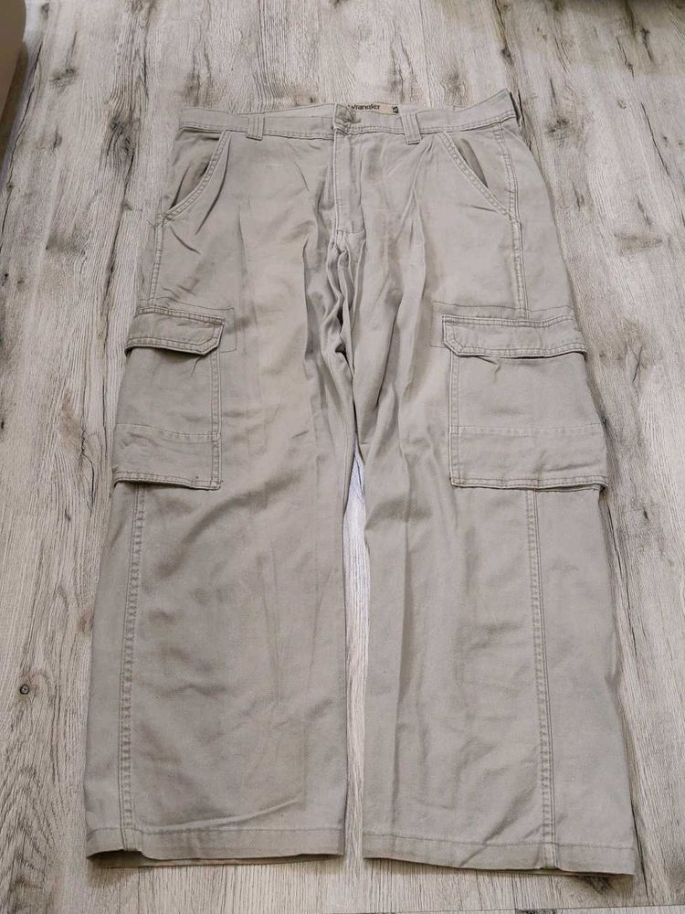 Ma338 Wrangler Cargo Jeans Waist 34