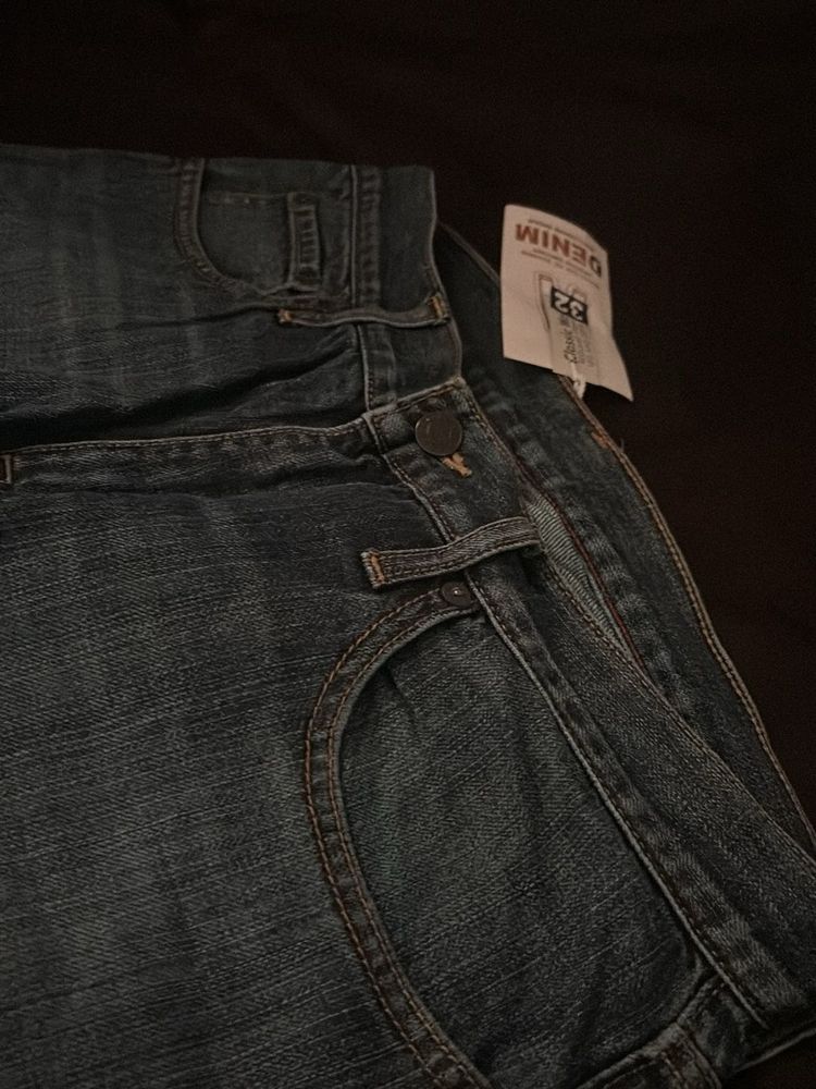 Dark Wash Denim Jeans
