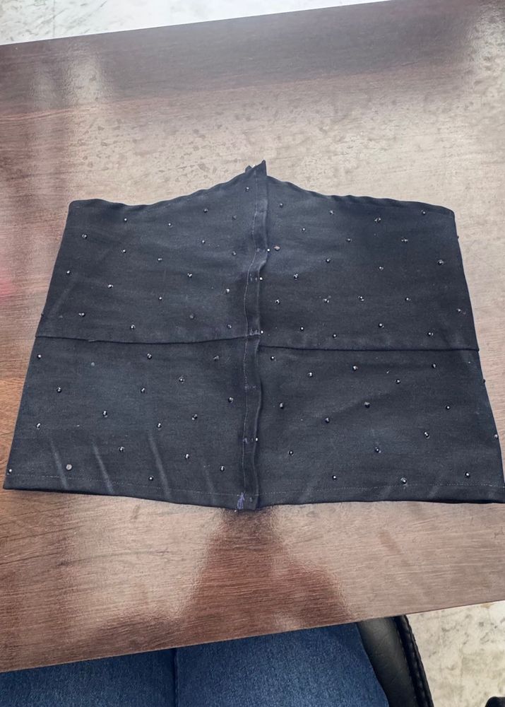 Black Embellished Top