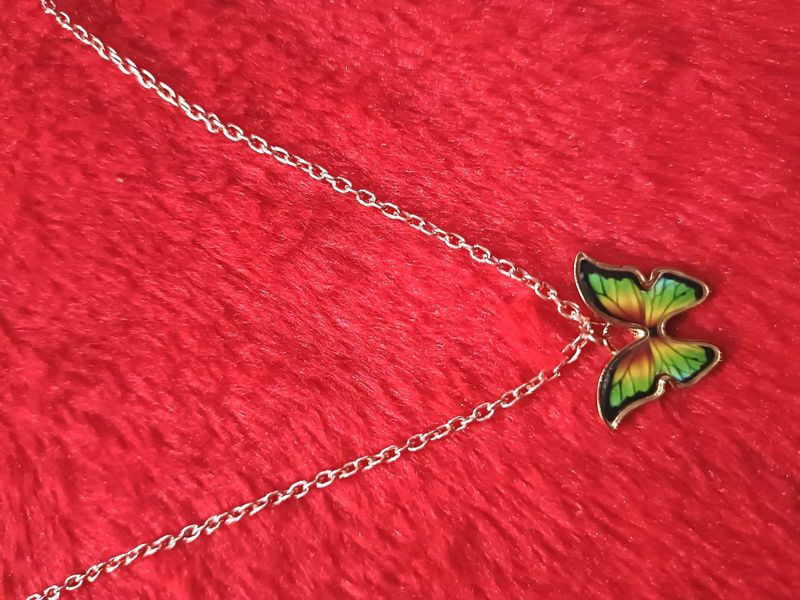 Butterfly Pendant Necklace