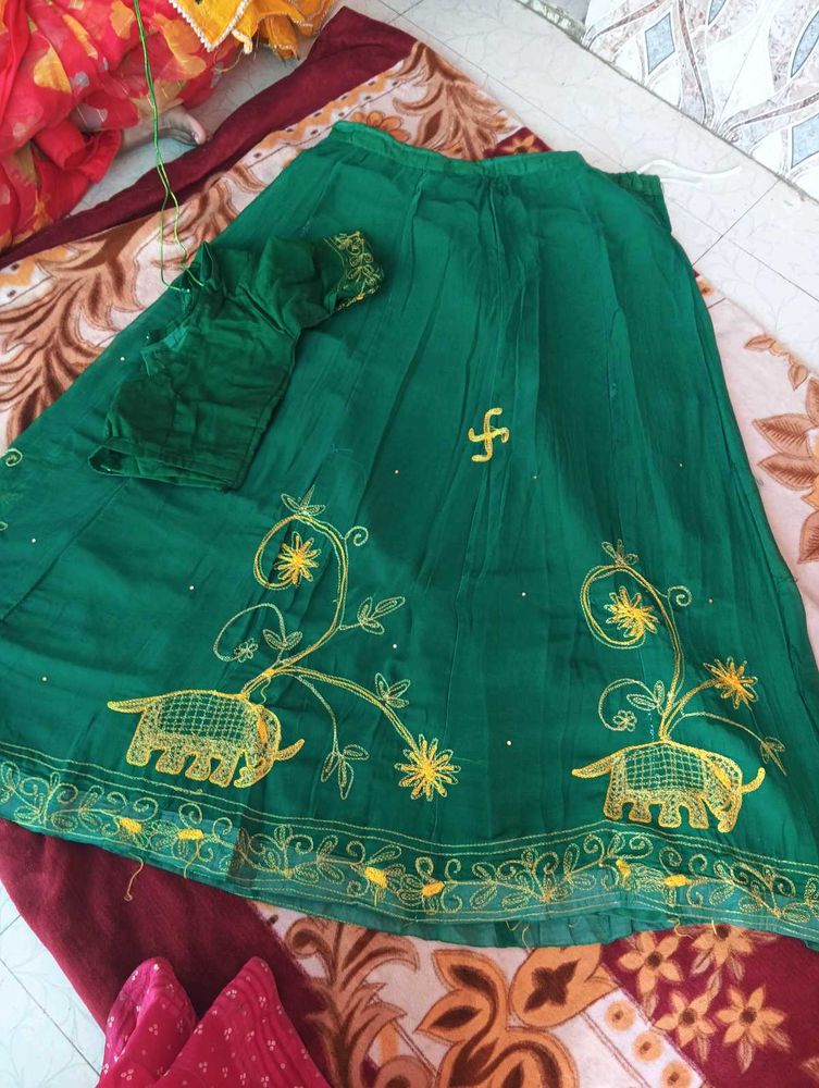 royal rajwadi choli duptta set