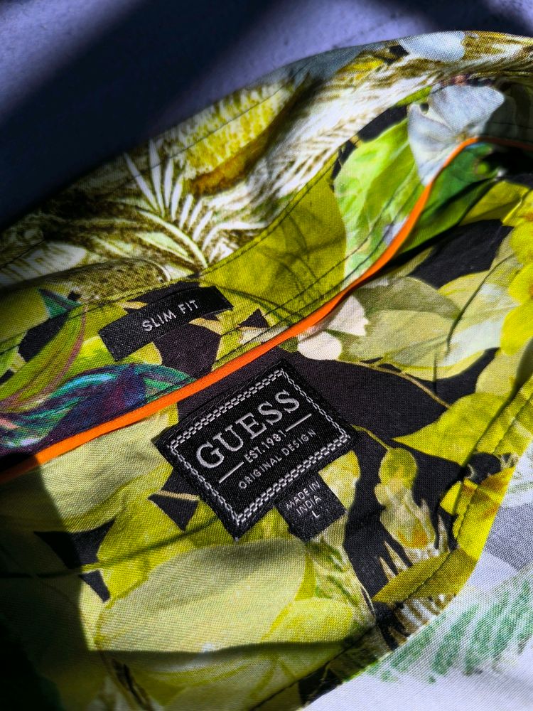 SEELING LEAF PATTERN SHIRT