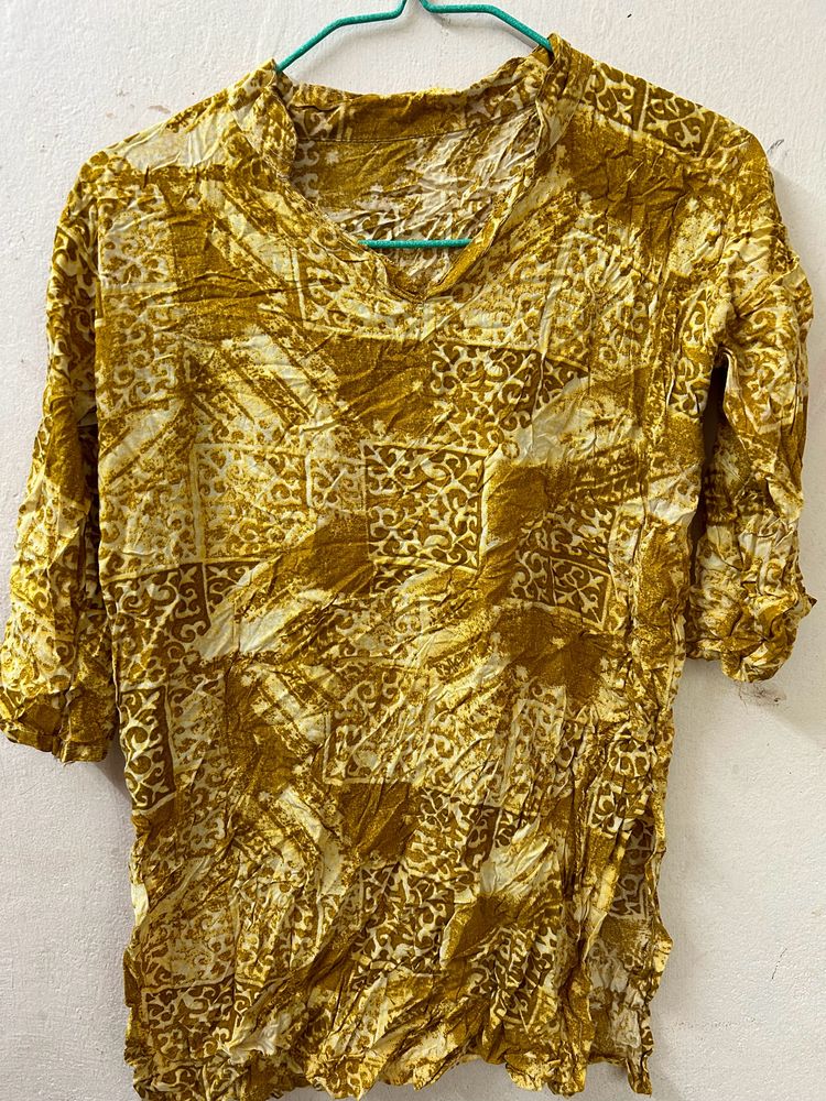 Multicolor Home Wear Top