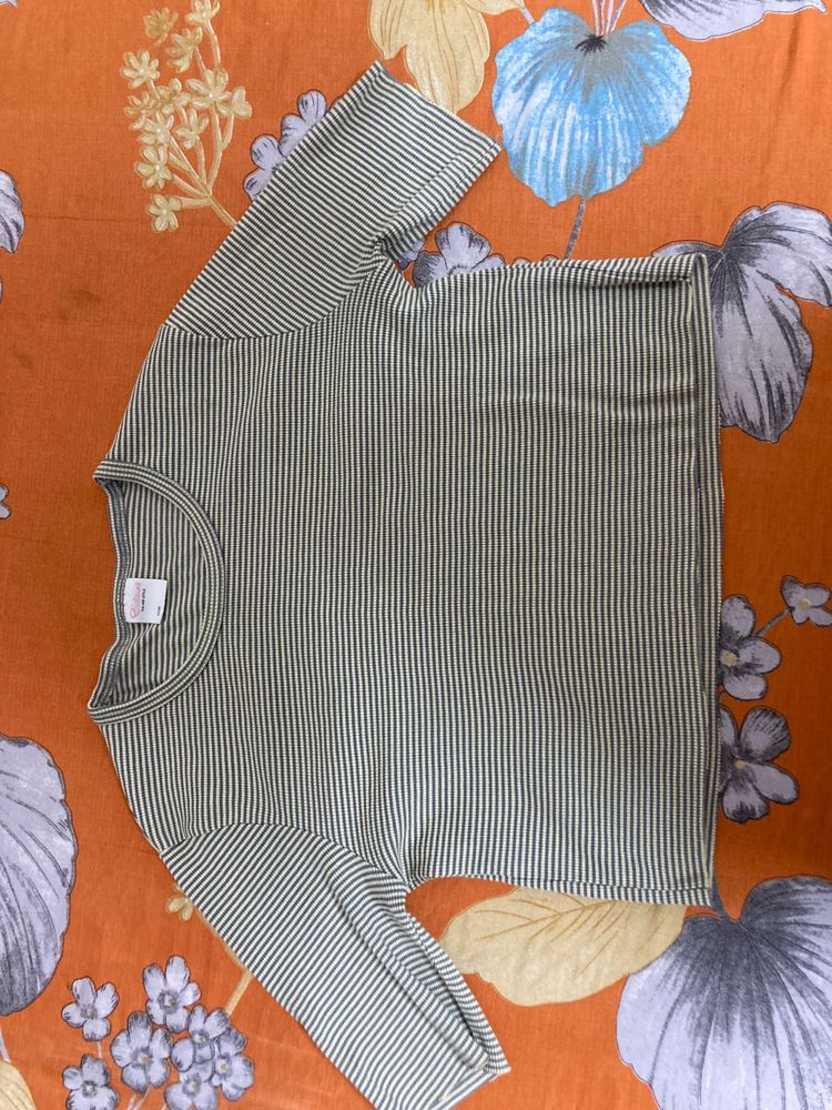 Striped Long Sleeve Top