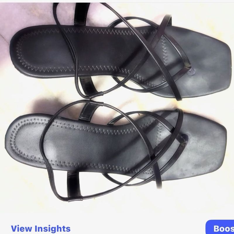 Minimalist Black Sandals