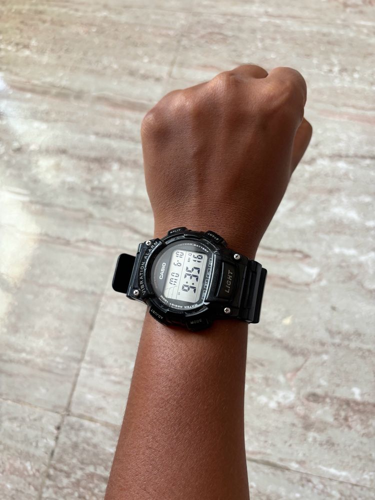 Unisex Black Casio Digital watch