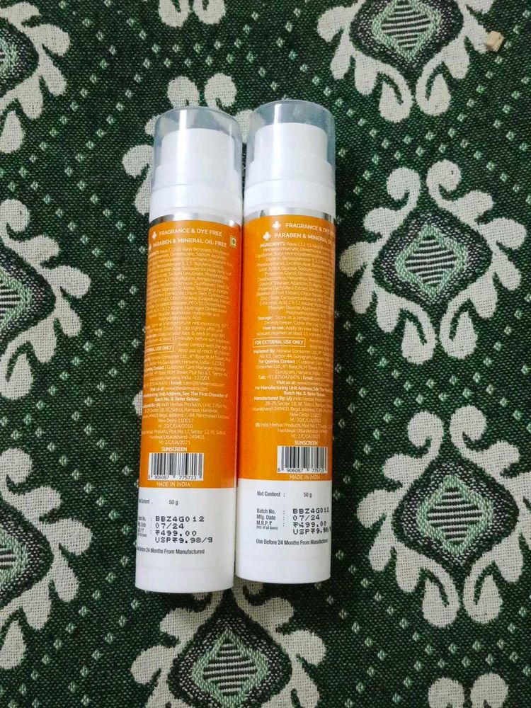 1% hyaluronic acid sunscreen