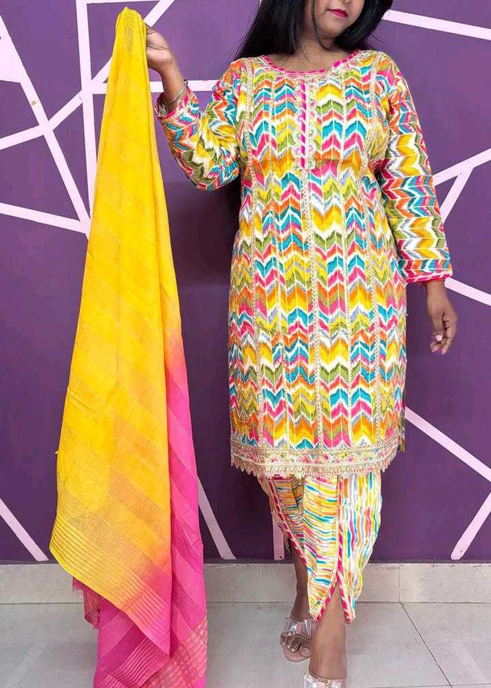 New designer Dhoti Pant Punjabi Suit Set