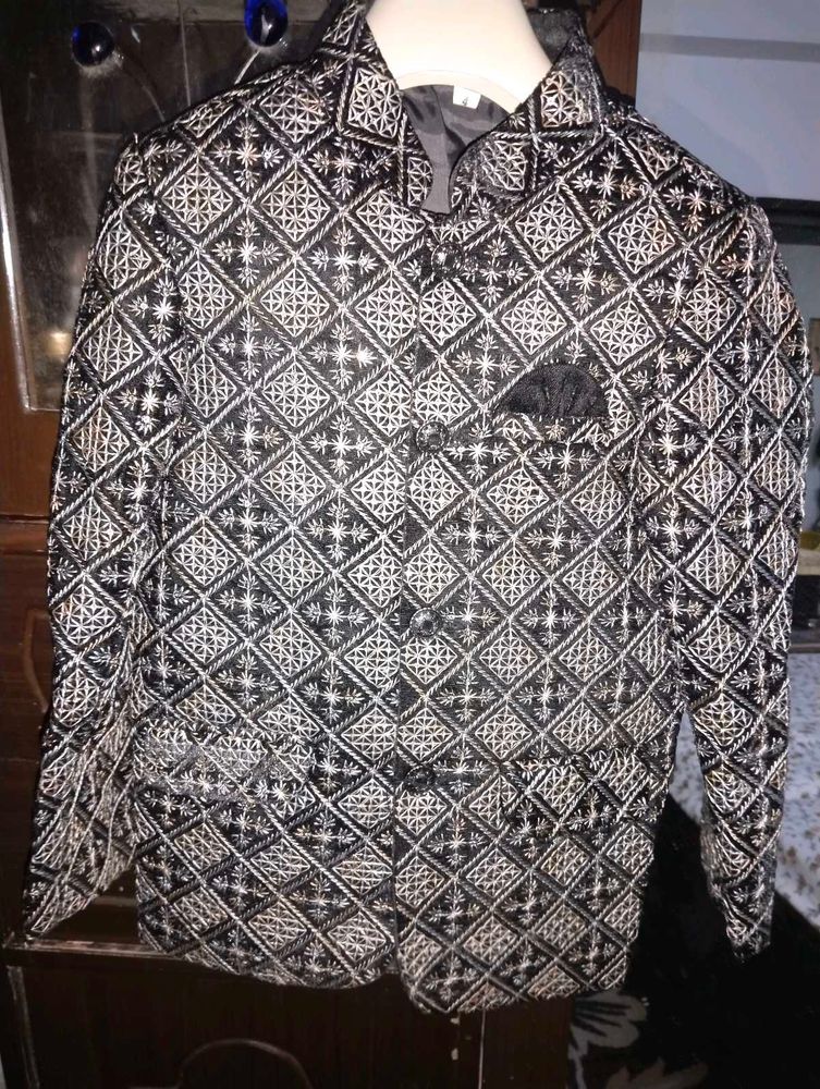 Patterned Blazer