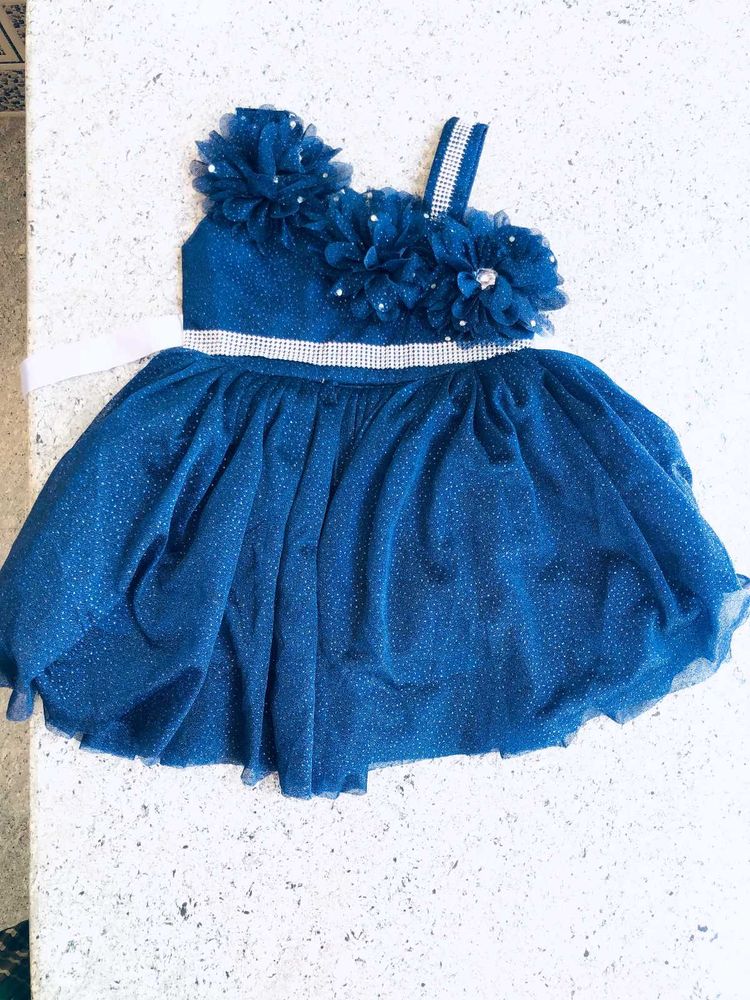 Sparkly Blue Party Dress