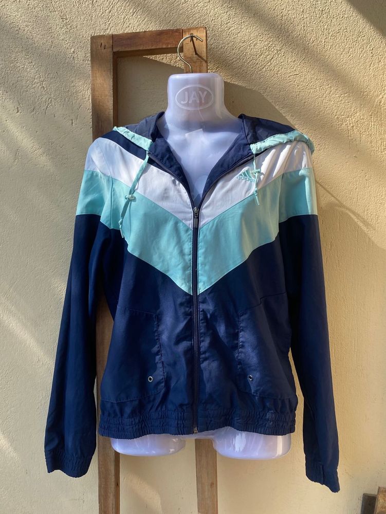 Adidas colorblock windbreaker