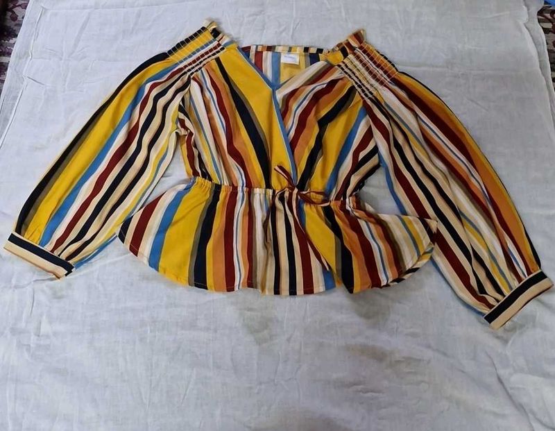 Multi Colour Crop Top