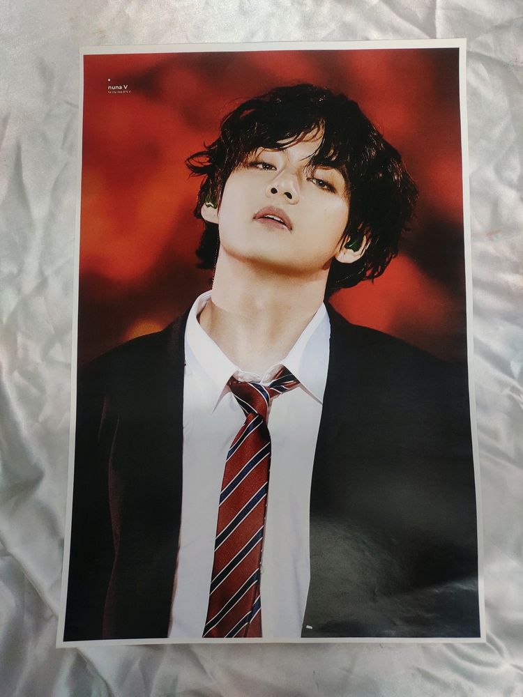 BTS Taehyung Poster A3 Size Adhesive