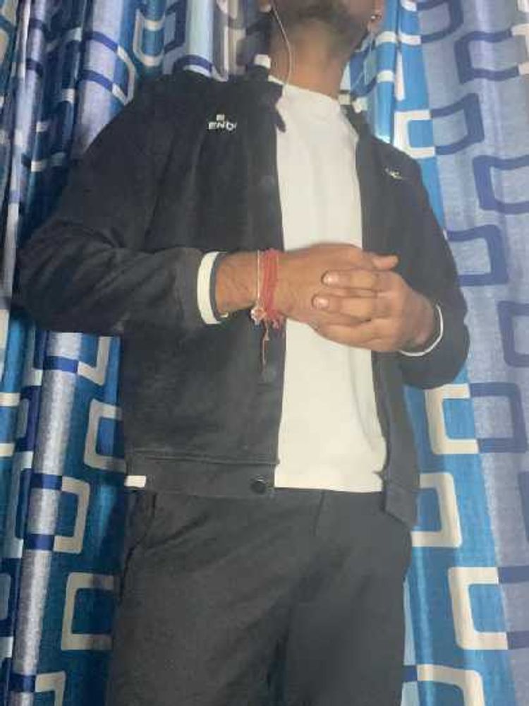 Men's Black Casual Jacket