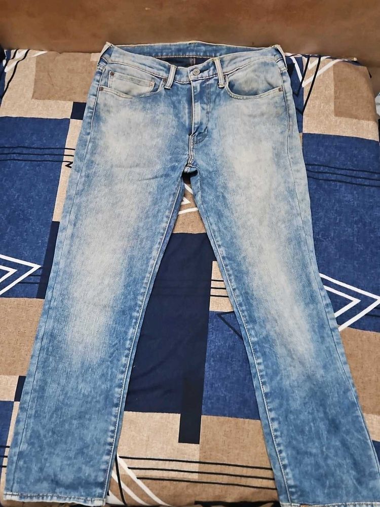 Acid Wash Denim Jeans