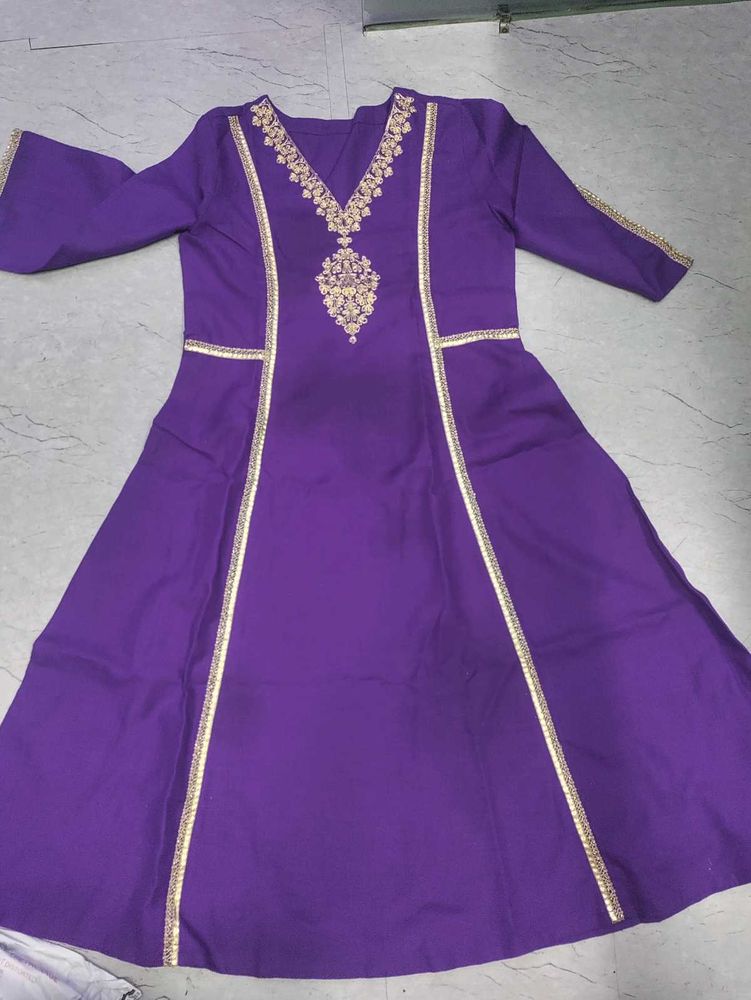 Elegant Purple Kurta