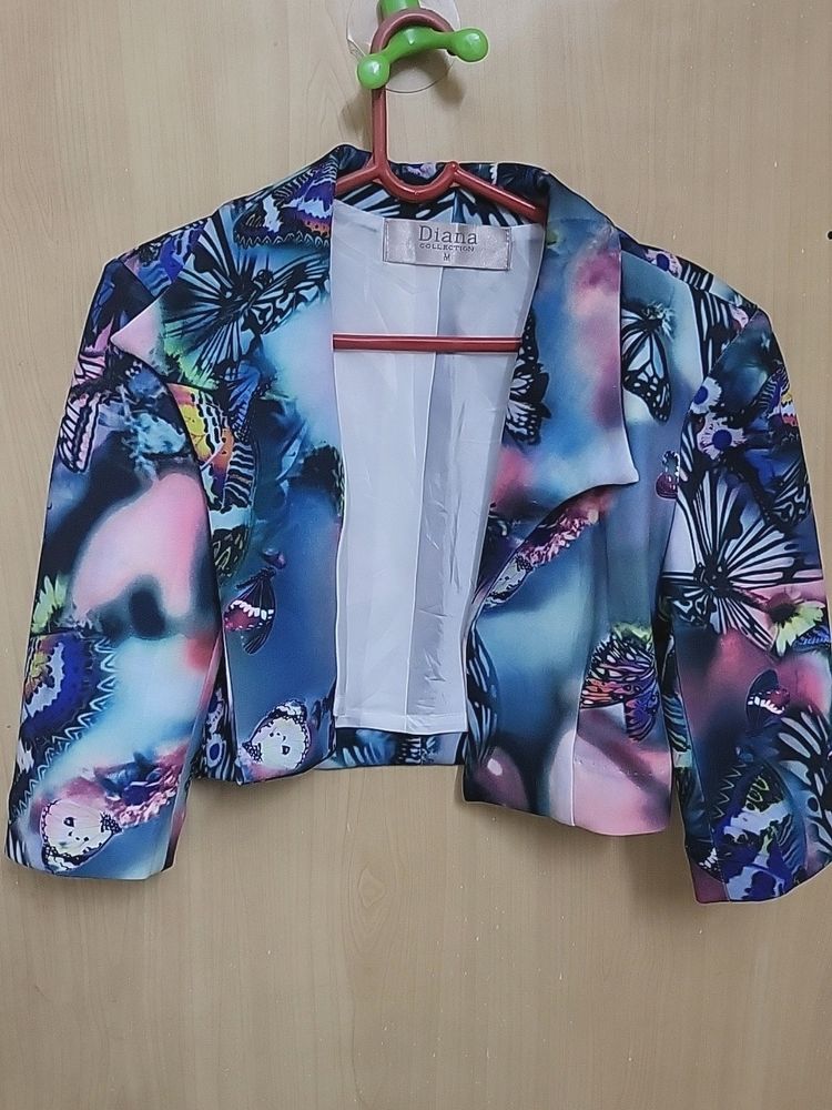 Crop Multicoloured Jacket