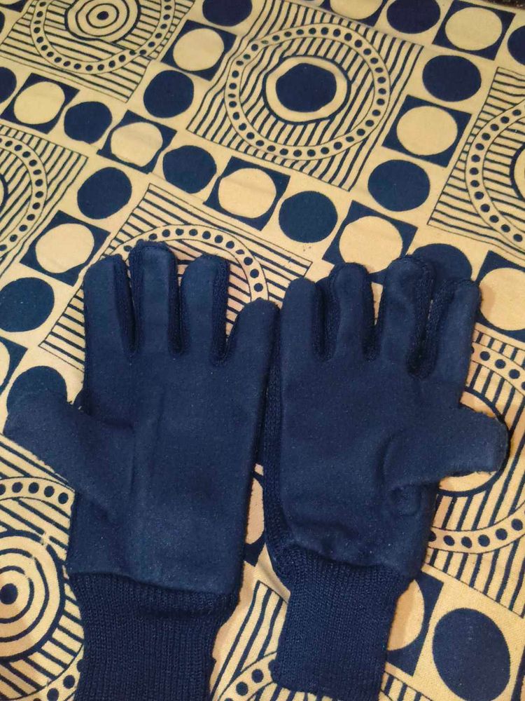 Navy Blue Gloves